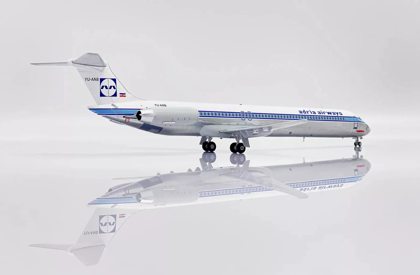 JC WINGS MD-82 ADRIA AIRWAYS (POLISHED) REG: YU-ANB