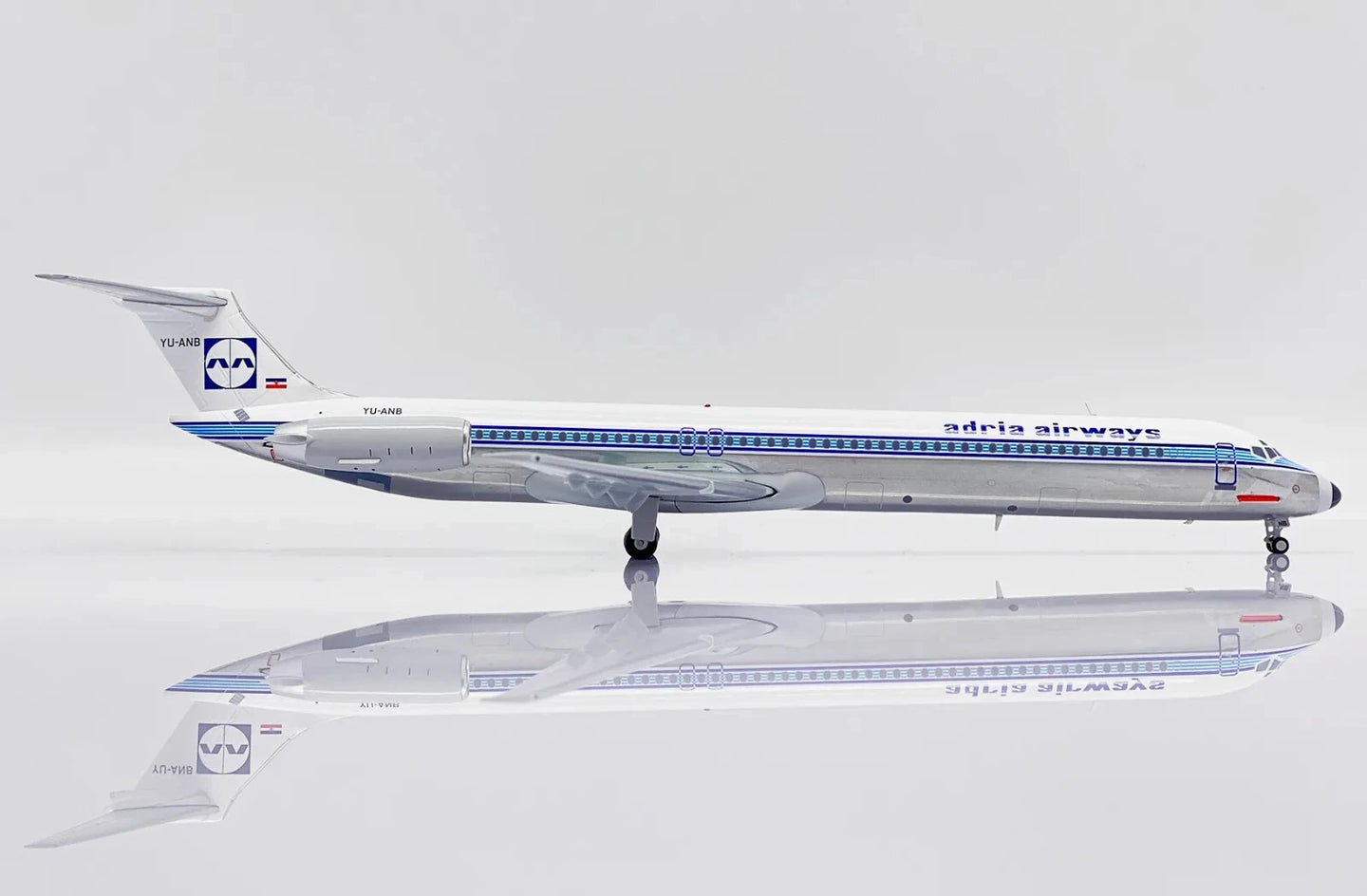 JC WINGS MD-82 ADRIA AIRWAYS (POLISHED) REG: YU-ANB