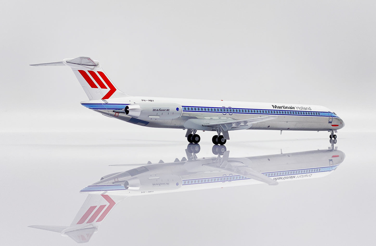 JC WINGS MD-82 MARTINAIR HOLLAND ADRIA AIRWAYS "HYBRID LIVERY" (POLISHED) REG: PH-MBY