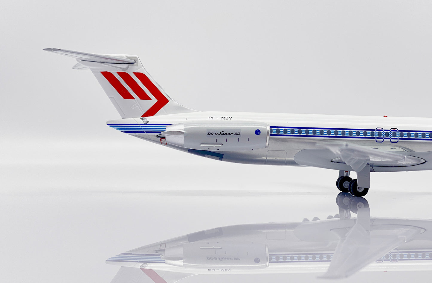 JC WINGS MD-82 MARTINAIR HOLLAND ADRIA AIRWAYS "HYBRID LIVERY" (POLISHED) REG: PH-MBY
