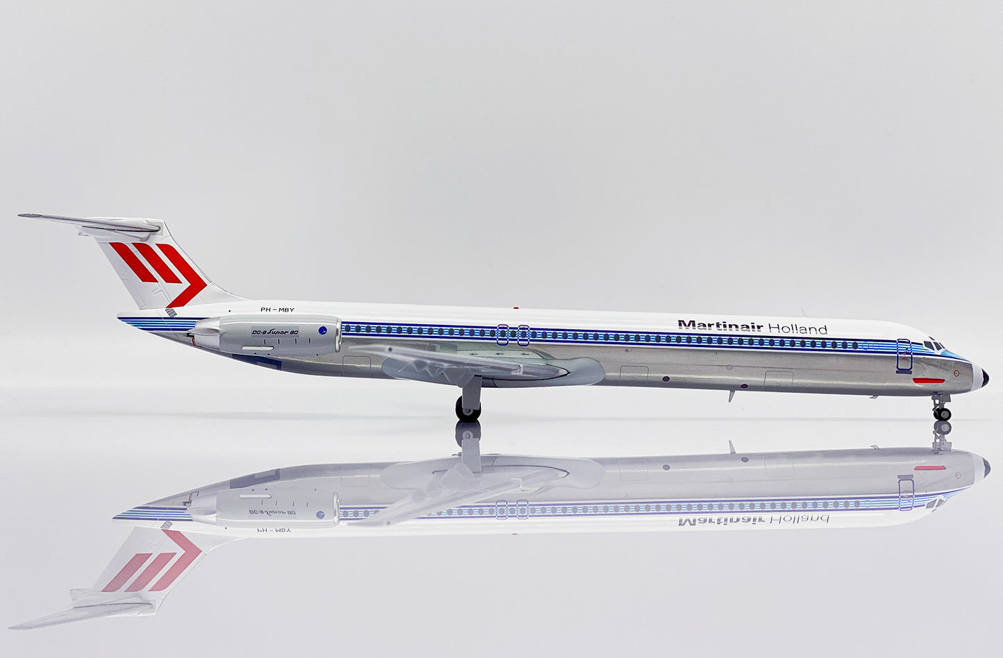 JC WINGS MD-82 MARTINAIR HOLLAND ADRIA AIRWAYS "HYBRID LIVERY" (POLISHED) REG: PH-MBY