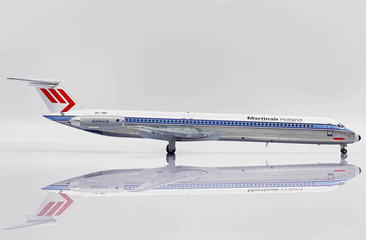 JC WINGS MD-82 MARTINAIR HOLLAND ADRIA AIRWAYS "HYBRID LIVERY" (POLISHED) REG: PH-MBY