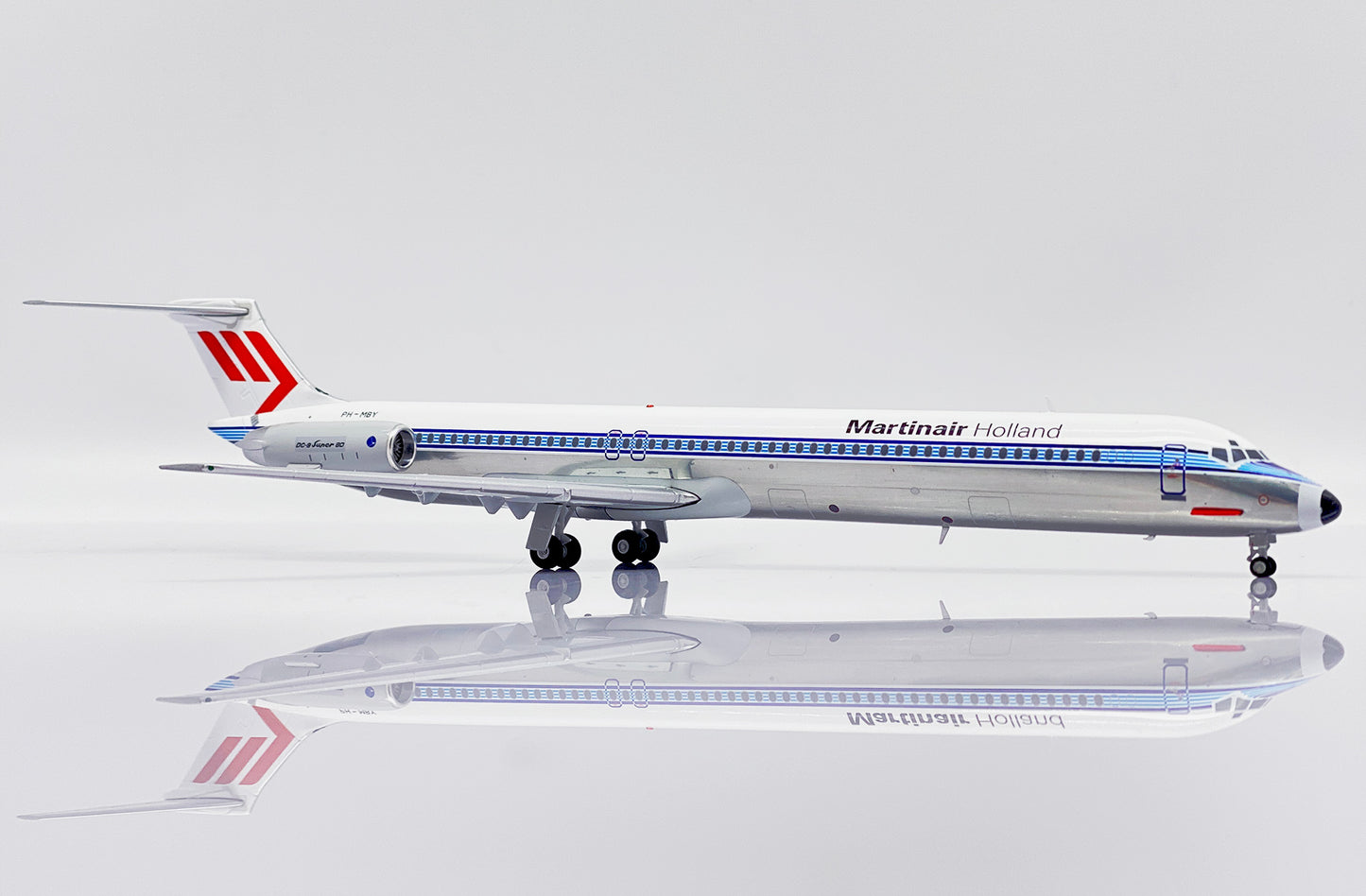 JC WINGS MD-82 MARTINAIR HOLLAND ADRIA AIRWAYS "HYBRID LIVERY" (POLISHED) REG: PH-MBY