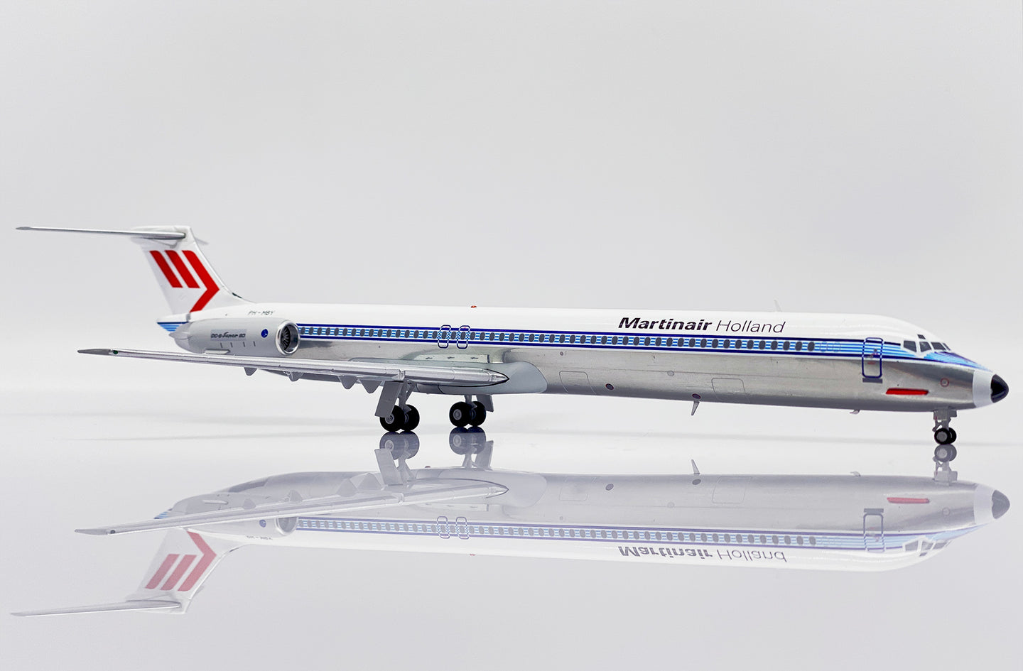 JC WINGS MD-82 MARTINAIR HOLLAND ADRIA AIRWAYS "HYBRID LIVERY" (POLISHED) REG: PH-MBY