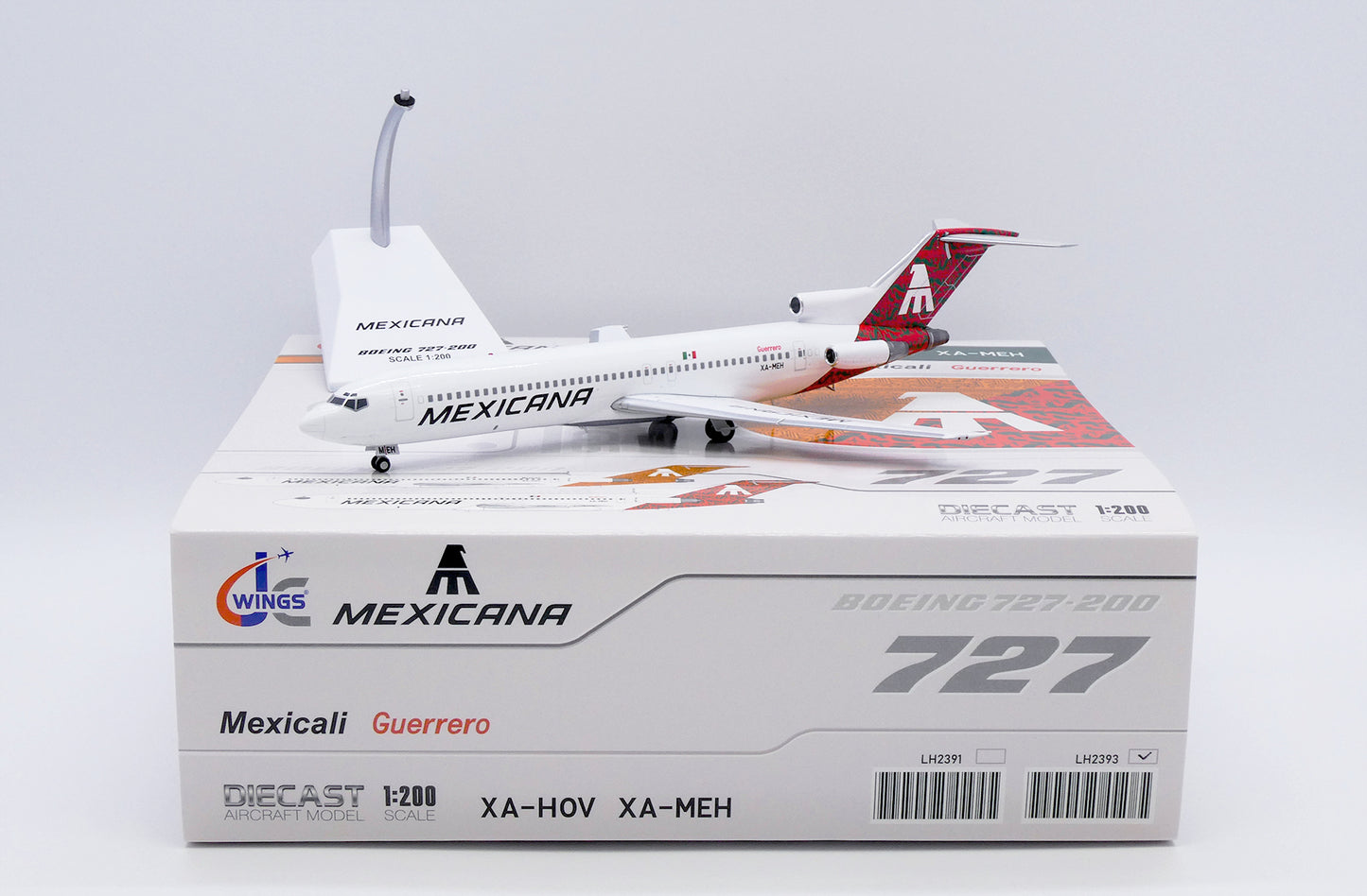 JC WINGS B727-200 MEXICANA "GUERRERO" REG: XA-MEH