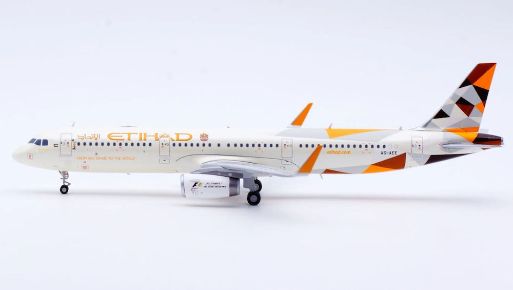 JC WINGS A321 ETIHAD AIRWAYS "2016 FORMULA 1 ABU DHABI GRAND PRIX" REG: A6-AEE