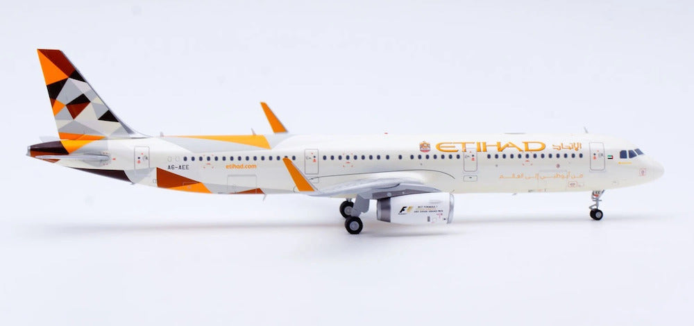 JC WINGS A321 ETIHAD AIRWAYS "2016 FORMULA 1 ABU DHABI GRAND PRIX" REG: A6-AEE