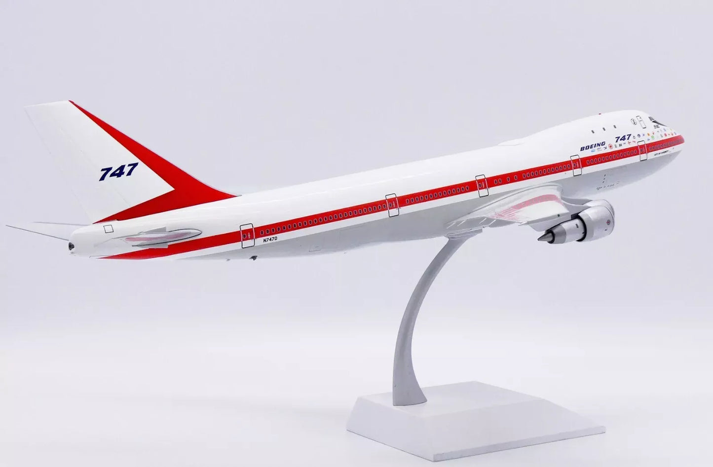 JC WINGS B747-100 COMPANY HOUSE COLOURS "CITY OF EVERETT" REG: N7470