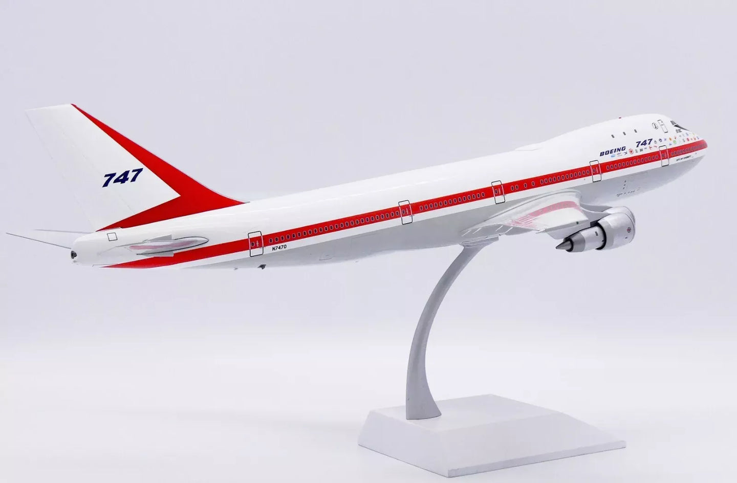 JC WINGS B747-100 COMPANY HOUSE COLOURS "CITY OF EVERETT" REG: N7470