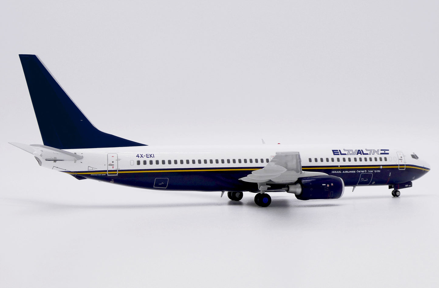 JC WINGS B737-800 EL AL ISRAEL AIRLINES "NORTH AMERICAN HYBRID LIVERY" REG: 4X-EKI