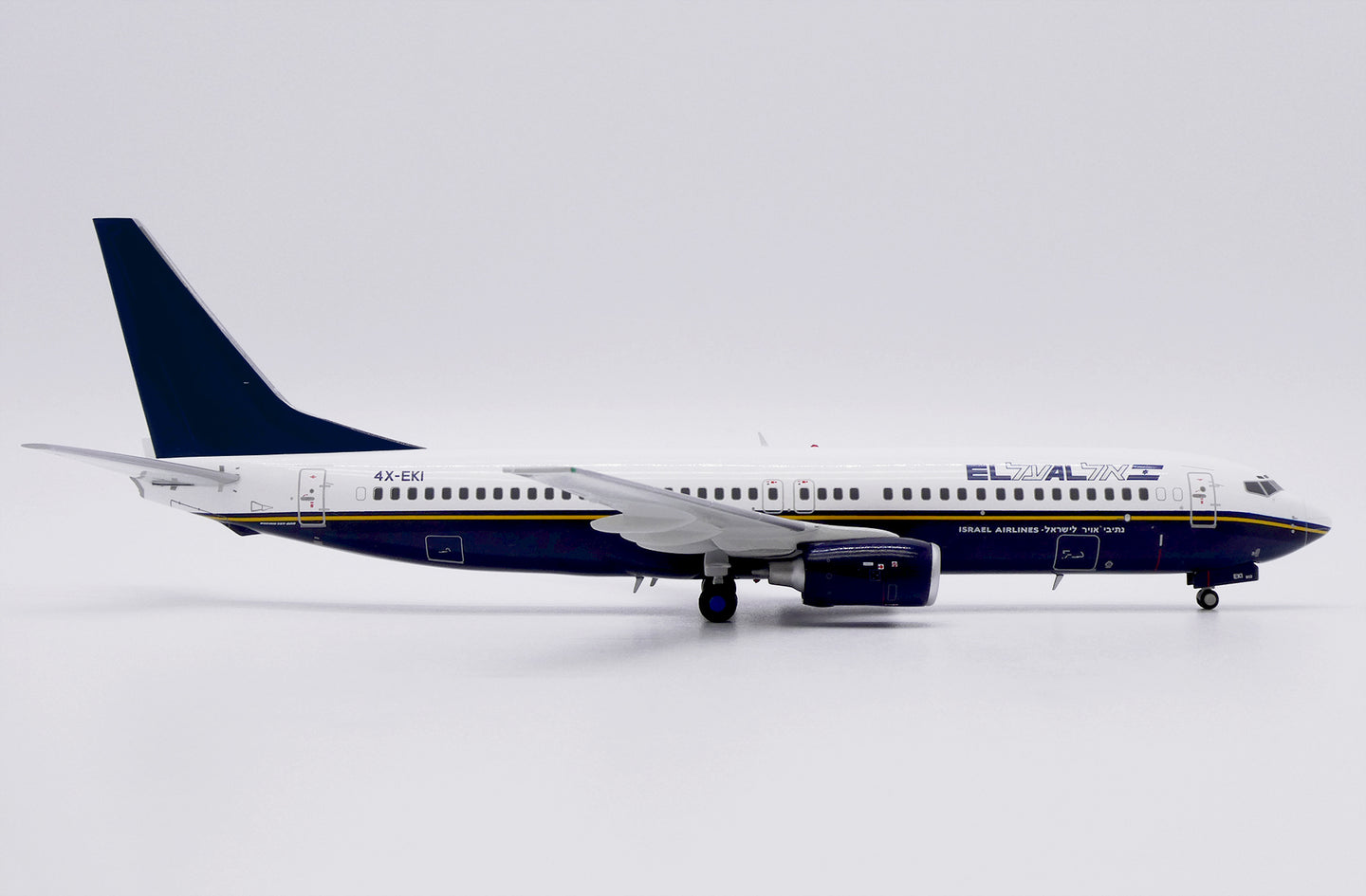 JC WINGS B737-800 EL AL ISRAEL AIRLINES "NORTH AMERICAN HYBRID LIVERY" REG: 4X-EKI
