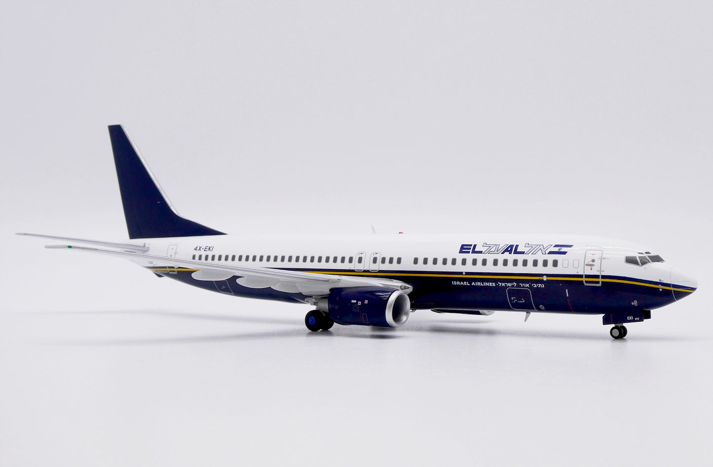 JC WINGS B737-800 EL AL ISRAEL AIRLINES "NORTH AMERICAN HYBRID LIVERY" REG: 4X-EKI