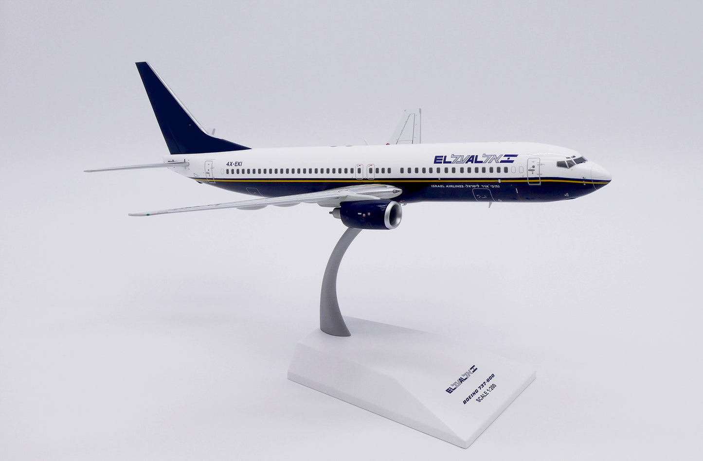 JC WINGS B737-800 EL AL ISRAEL AIRLINES "NORTH AMERICAN HYBRID LIVERY" REG: 4X-EKI