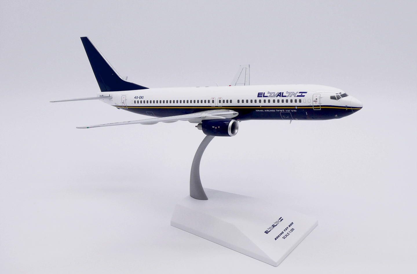 JC WINGS B737-800 EL AL ISRAEL AIRLINES "NORTH AMERICAN HYBRID LIVERY" REG: 4X-EKI