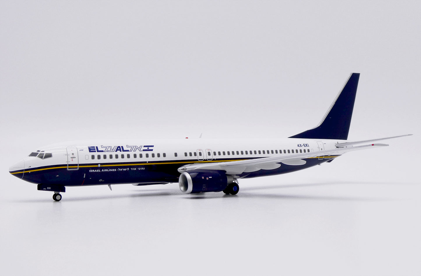 JC WINGS B737-800 EL AL ISRAEL AIRLINES "NORTH AMERICAN HYBRID LIVERY" REG: 4X-EKI