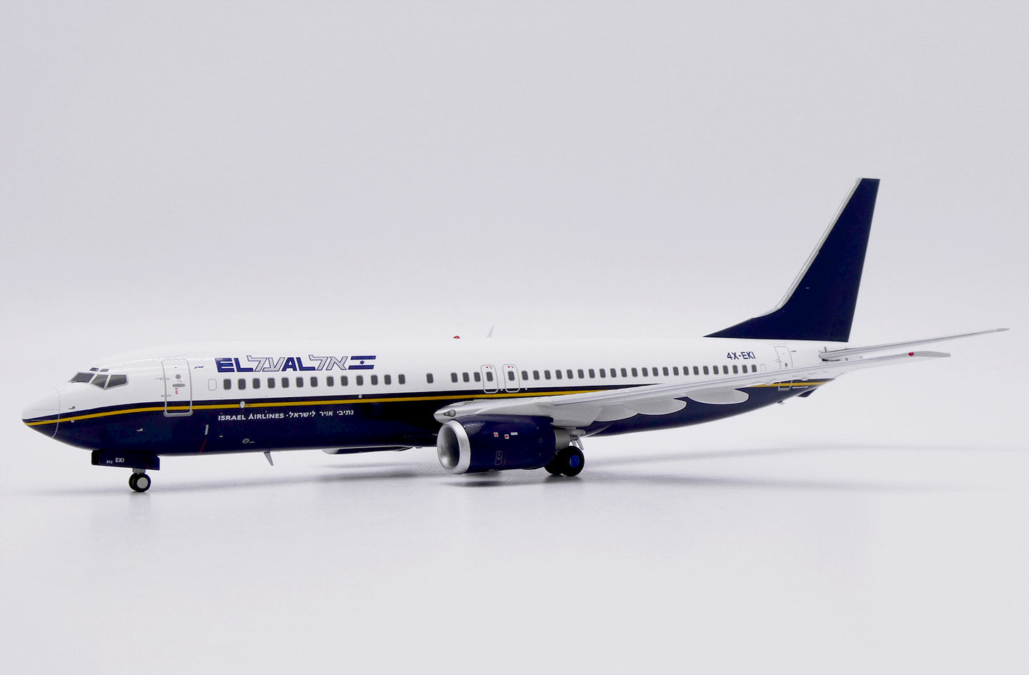 JC WINGS B737-800 EL AL ISRAEL AIRLINES "NORTH AMERICAN HYBRID LIVERY" REG: 4X-EKI