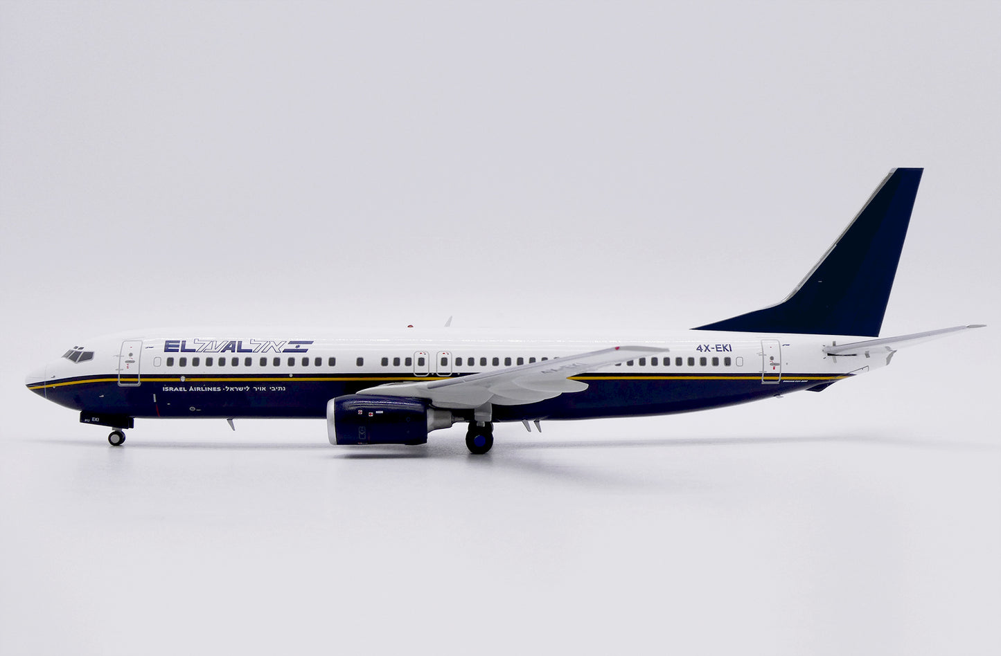 JC WINGS B737-800 EL AL ISRAEL AIRLINES "NORTH AMERICAN HYBRID LIVERY" REG: 4X-EKI