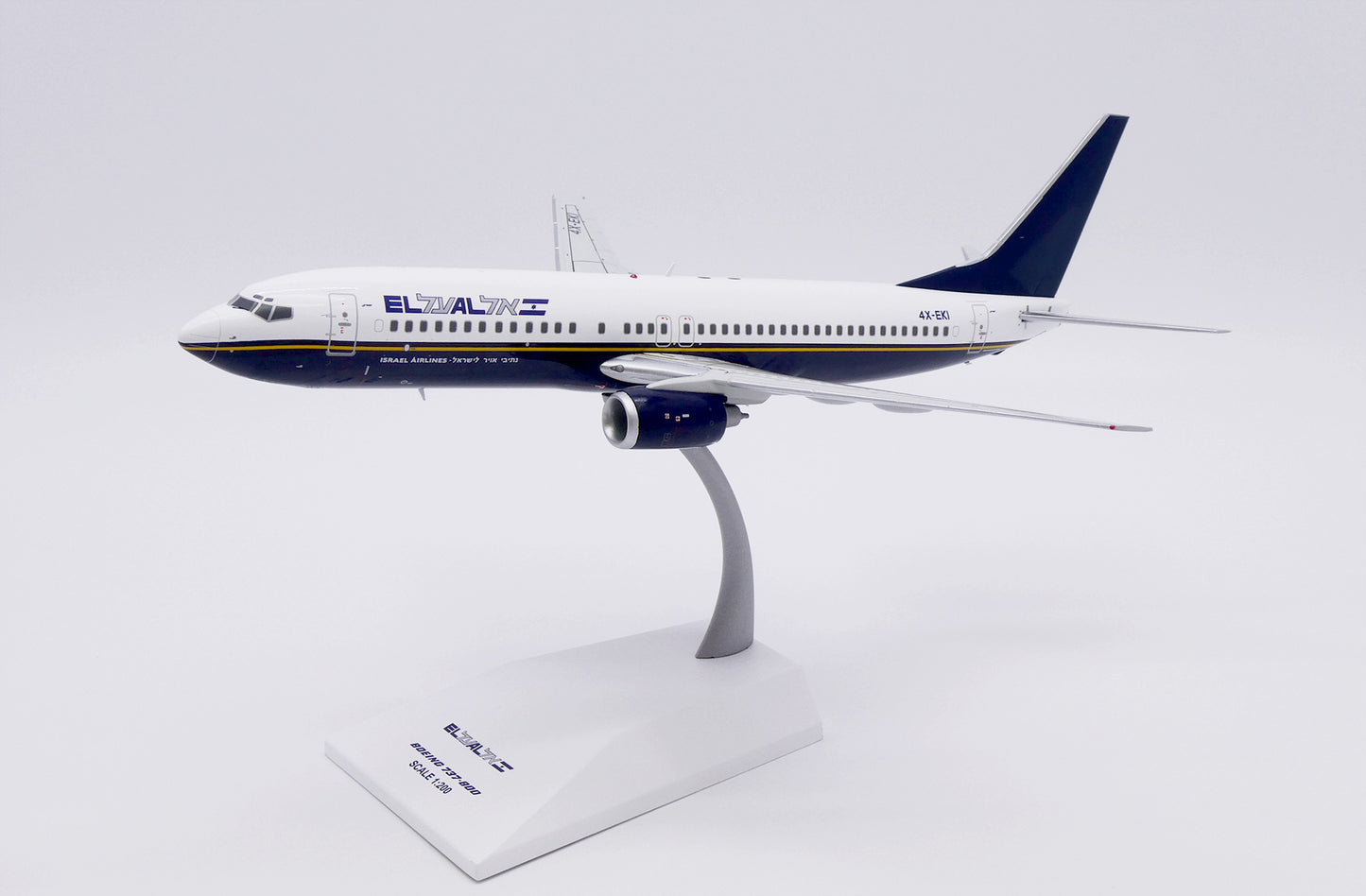 JC WINGS B737-800 EL AL ISRAEL AIRLINES "NORTH AMERICAN HYBRID LIVERY" REG: 4X-EKI