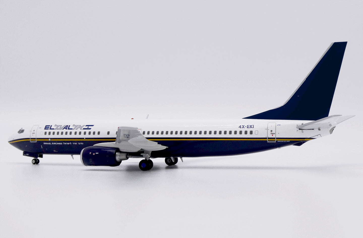 JC WINGS B737-800 EL AL ISRAEL AIRLINES "NORTH AMERICAN HYBRID LIVERY" REG: 4X-EKI