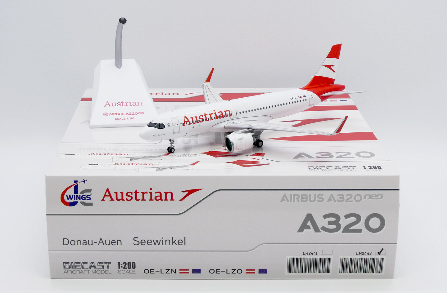 JC WINGS  A320NEO AUSTRIAN AIRLINES REG: OE-LZO
