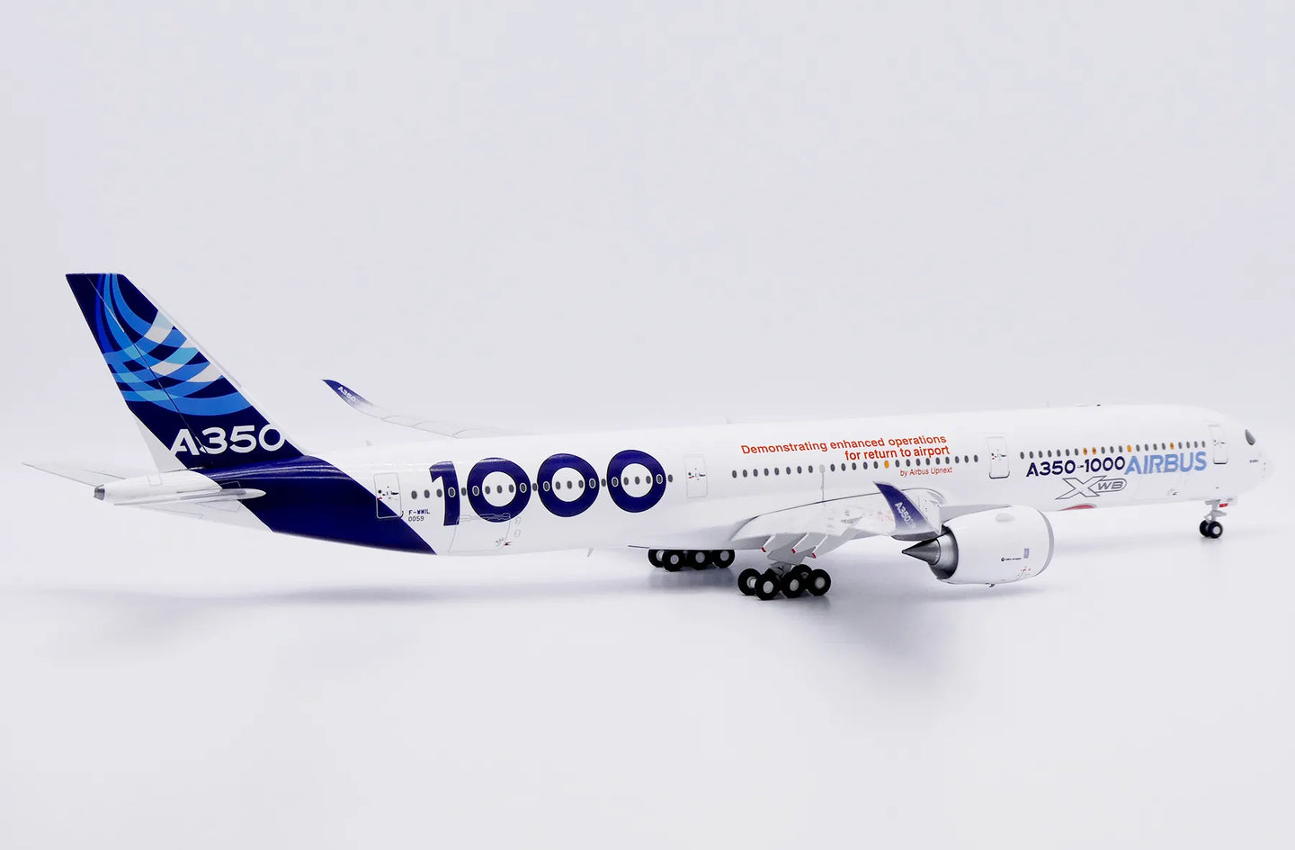 JC WINGS A350-1000XWB AIRBUS INDUSTRIE "AIRBUS UPNEXT" (FLAPS DOWN) REG: F-WMIL