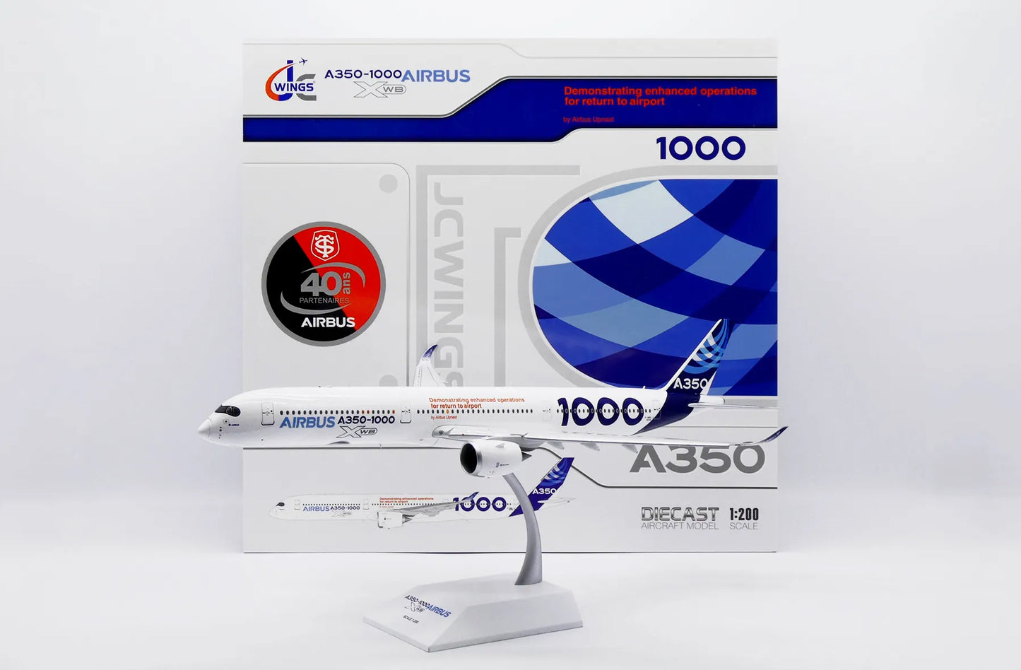 JC WINGS A350-1000XWB AIRBUS INDUSTRIE "AIRBUS UPNEXT" (FLAPS DOWN) REG: F-WMIL