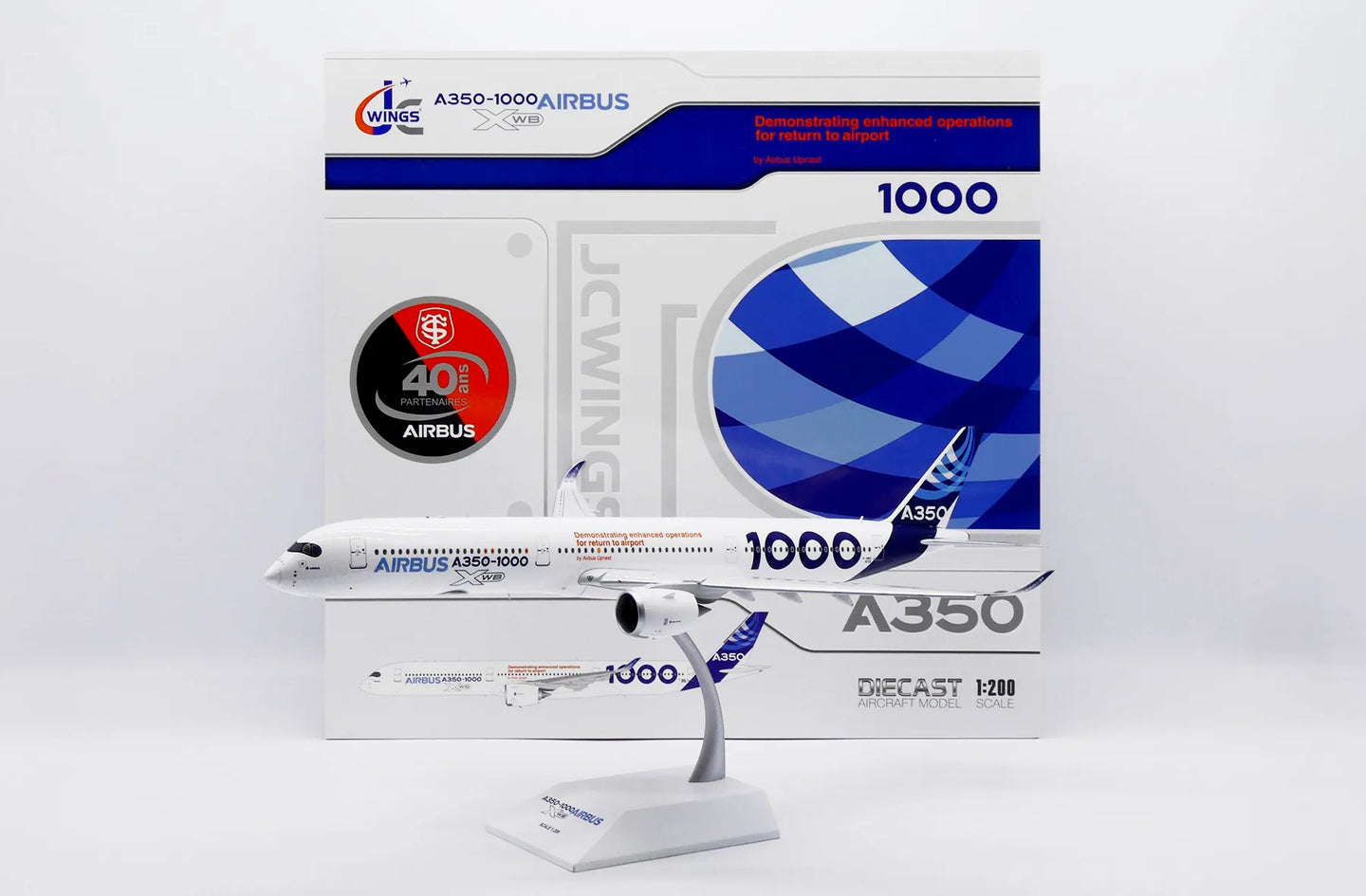 JC WINGS A350-1000XWB AIRBUS INDUSTRIE "AIRBUS UPNEXT" (FLAPS DOWN) REG: F-WMIL