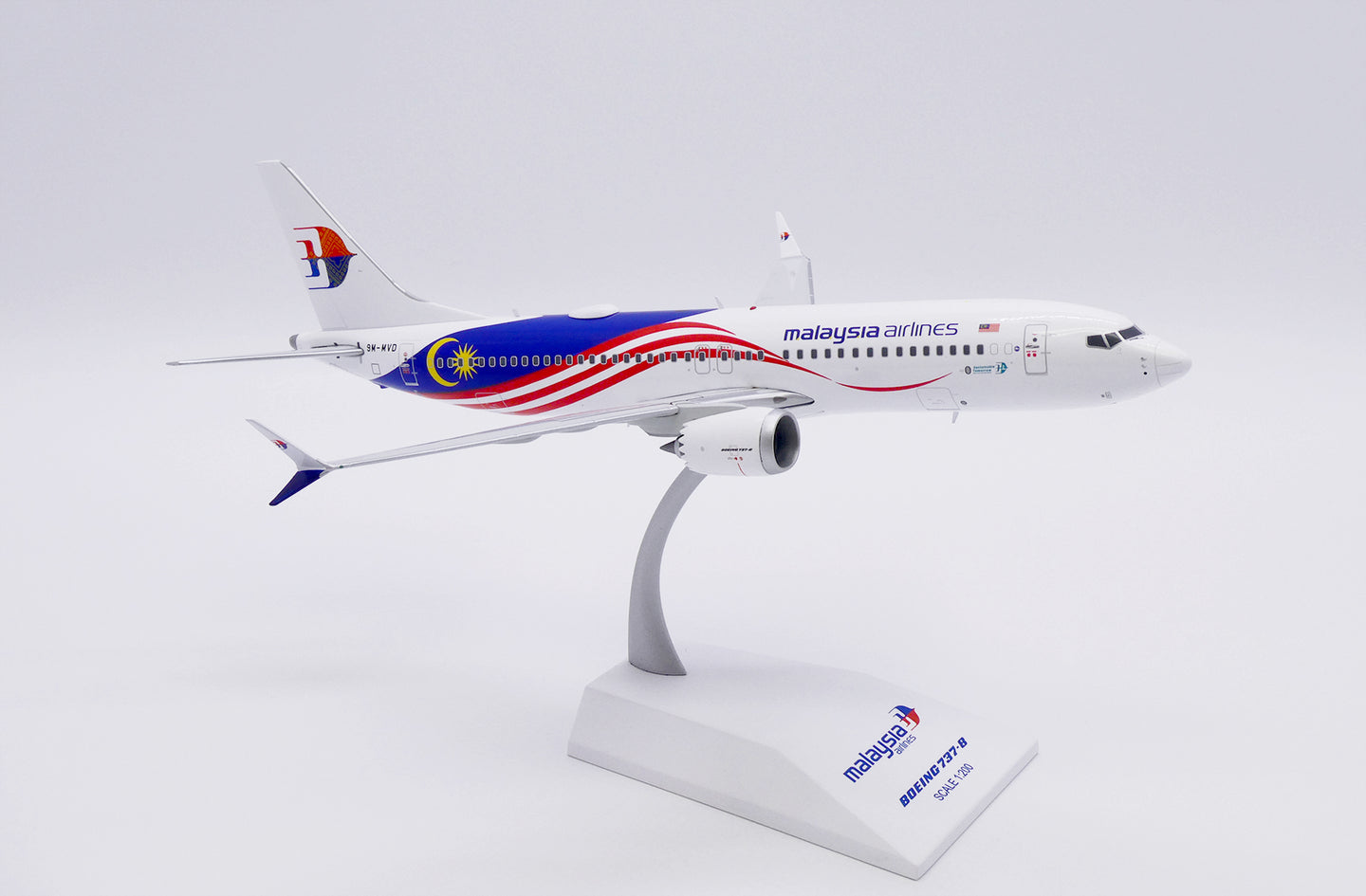 JC WINGS B737 MAX 8 MALAYSIA AIRLINES REG: 9V-MVD