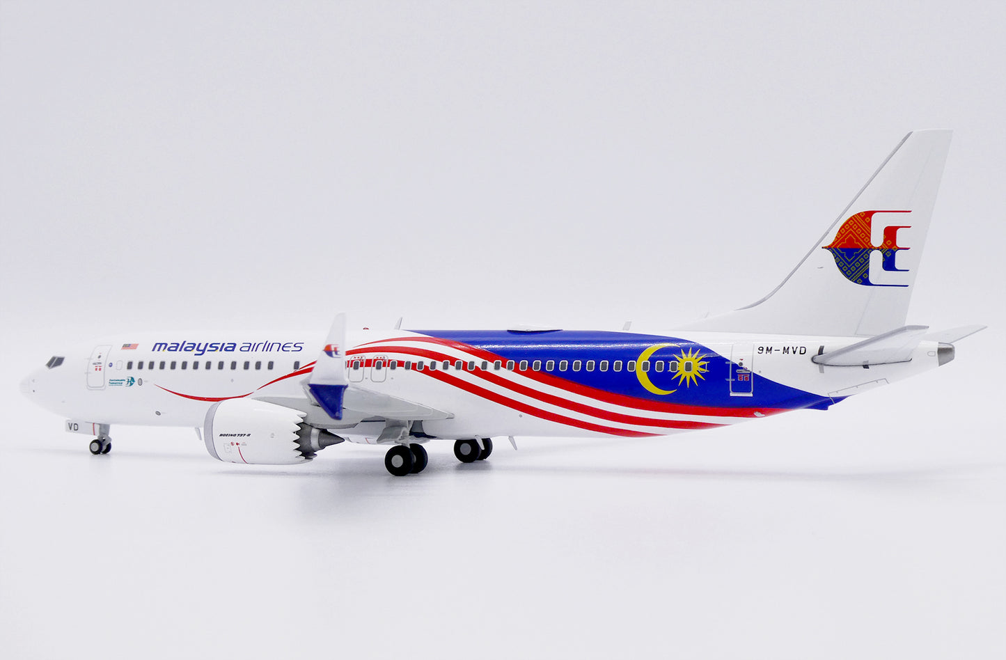 JC WINGS B737 MAX 8 MALAYSIA AIRLINES REG: 9V-MVD