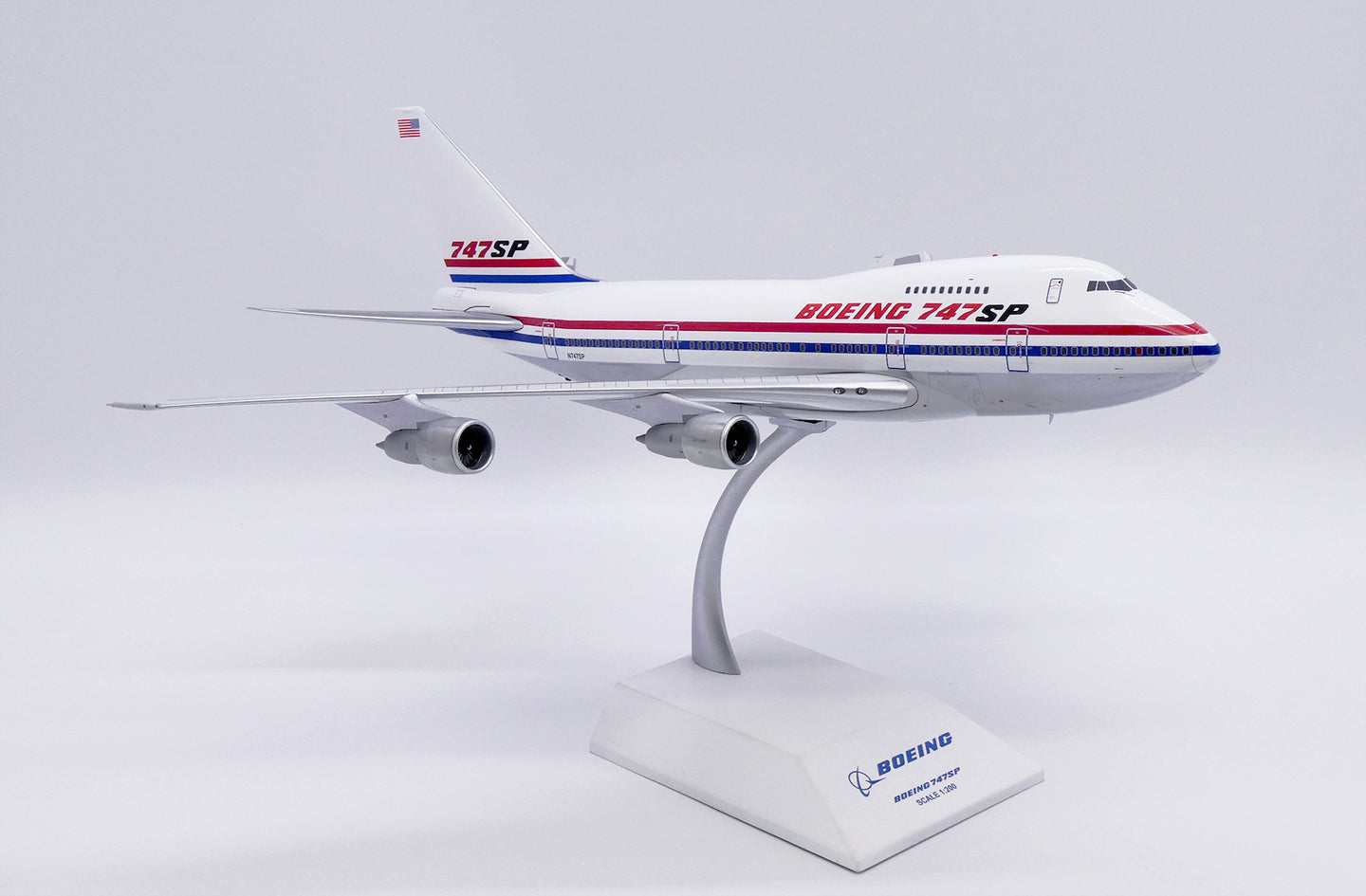 JC WINGS B747SP BOEING HOUSE COLOUR (POLISHED) REG: N747SP