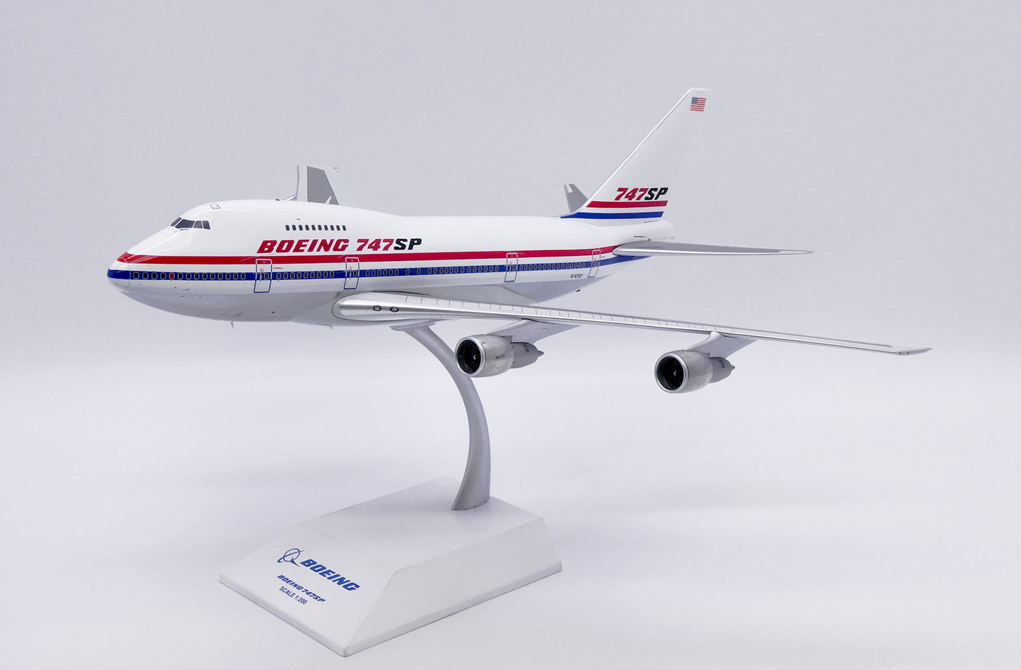 JC WINGS B747SP BOEING HOUSE COLOUR (POLISHED) REG: N747SP