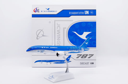 JC WINGS B787-9 DREAMLINER XIAMEN AIRLINES "IN SUPPORT OF THE UN" REG: B-1356