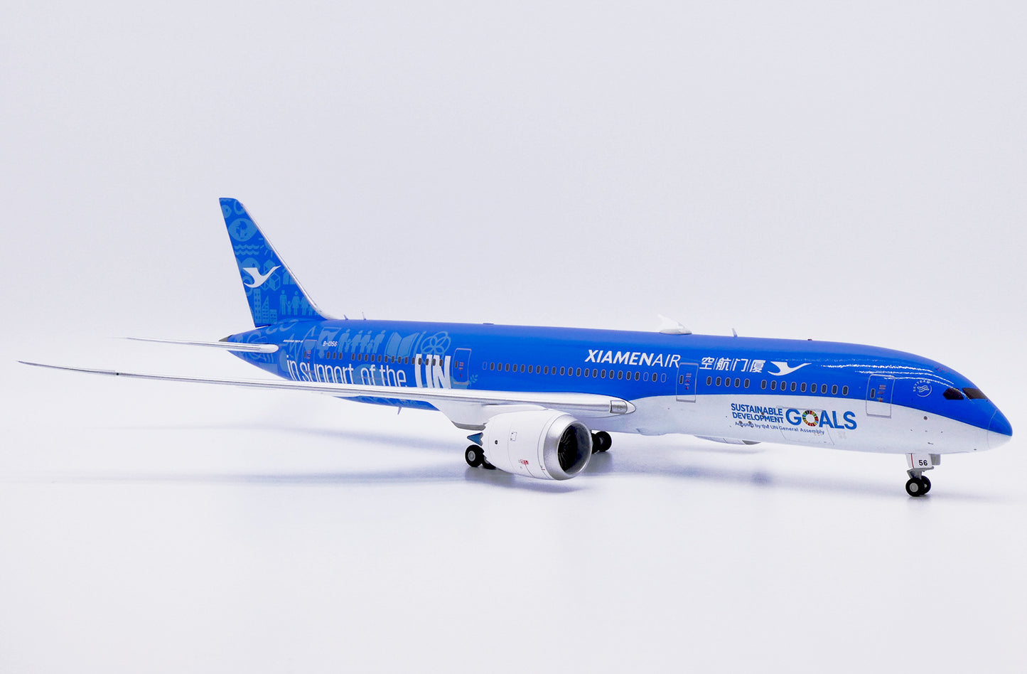 JC WINGS B787-9 DREAMLINER XIAMEN AIRLINES "IN SUPPORT OF THE UN" REG: B-1356