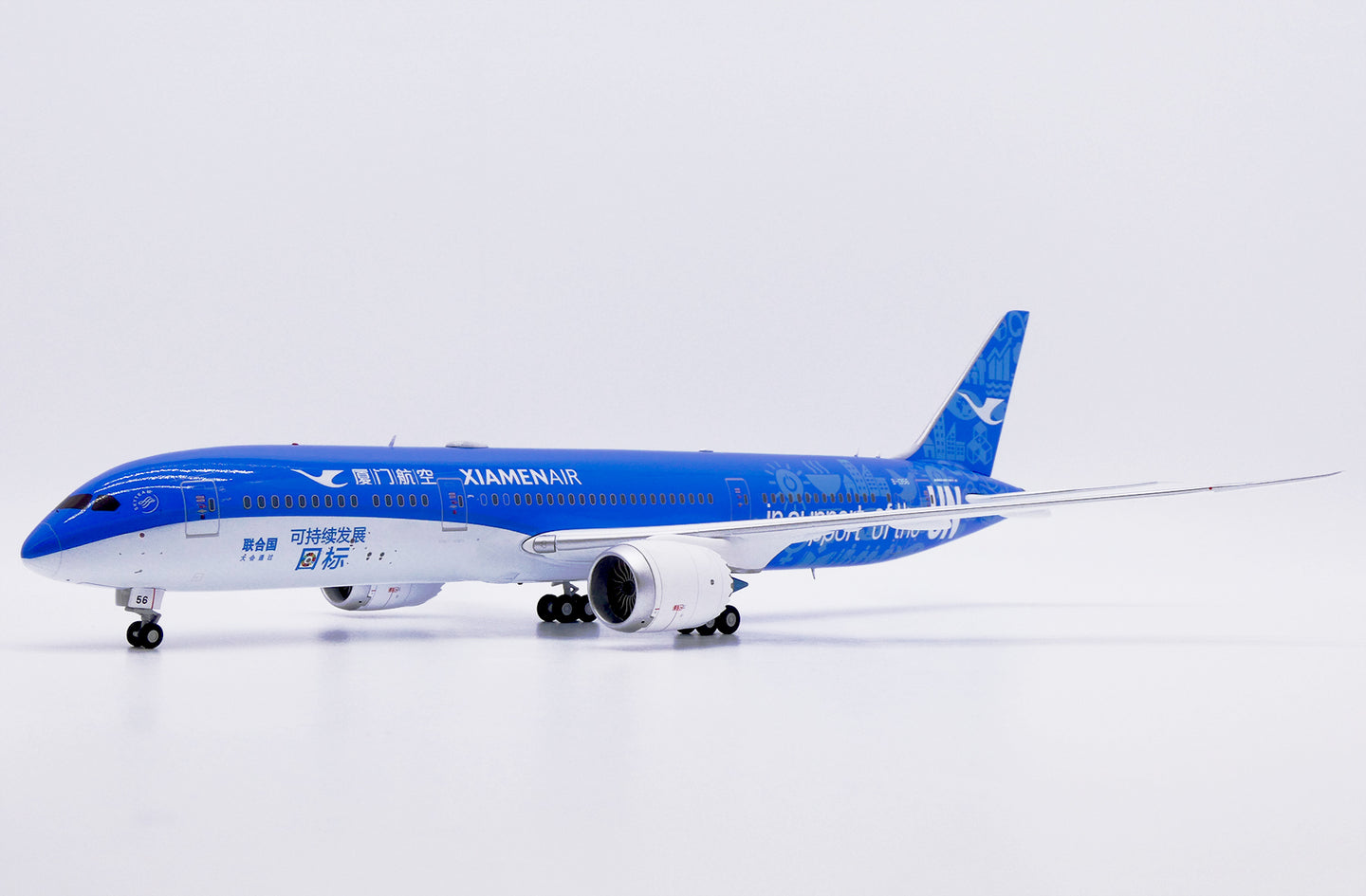 JC WINGS B787-9 DREAMLINER XIAMEN AIRLINES "IN SUPPORT OF THE UN" REG: B-1356