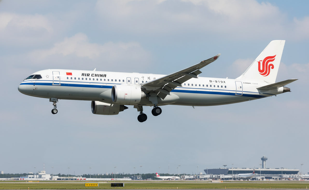 JC WINGS C919 AIR CHINA REG: B-919X WITH STAND