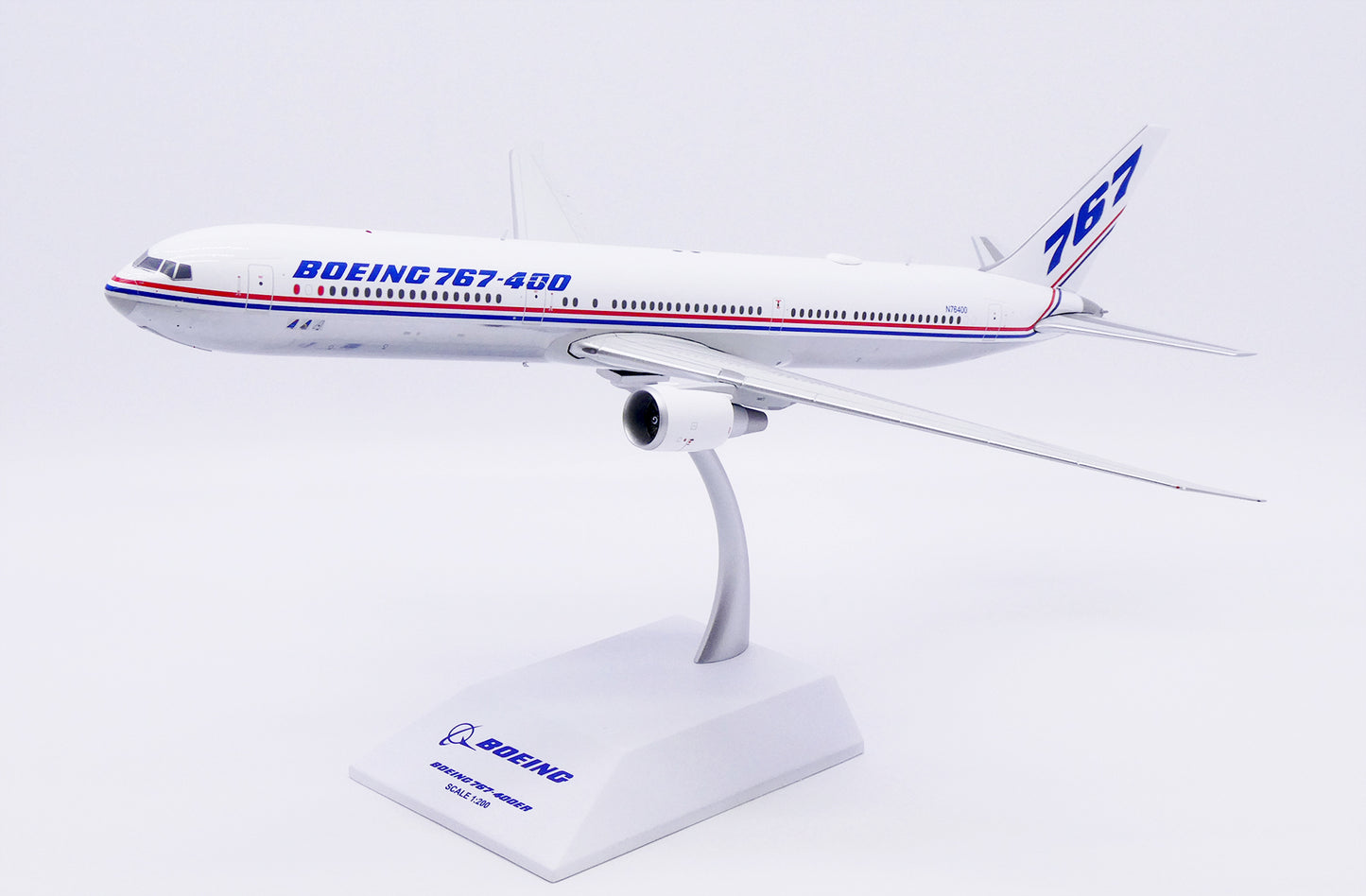 JC WINGS B767-400ER HOUSE COLOURS (POLISHED) REG: N76400
