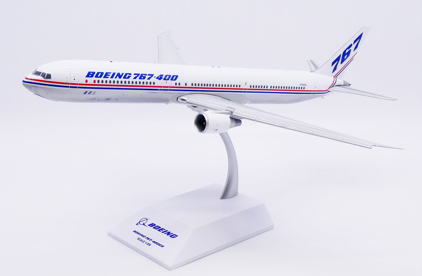 JC WINGS B767-400ER HOUSE COLOURS (POLISHED) (FLAPS DOWN) REG: N76400