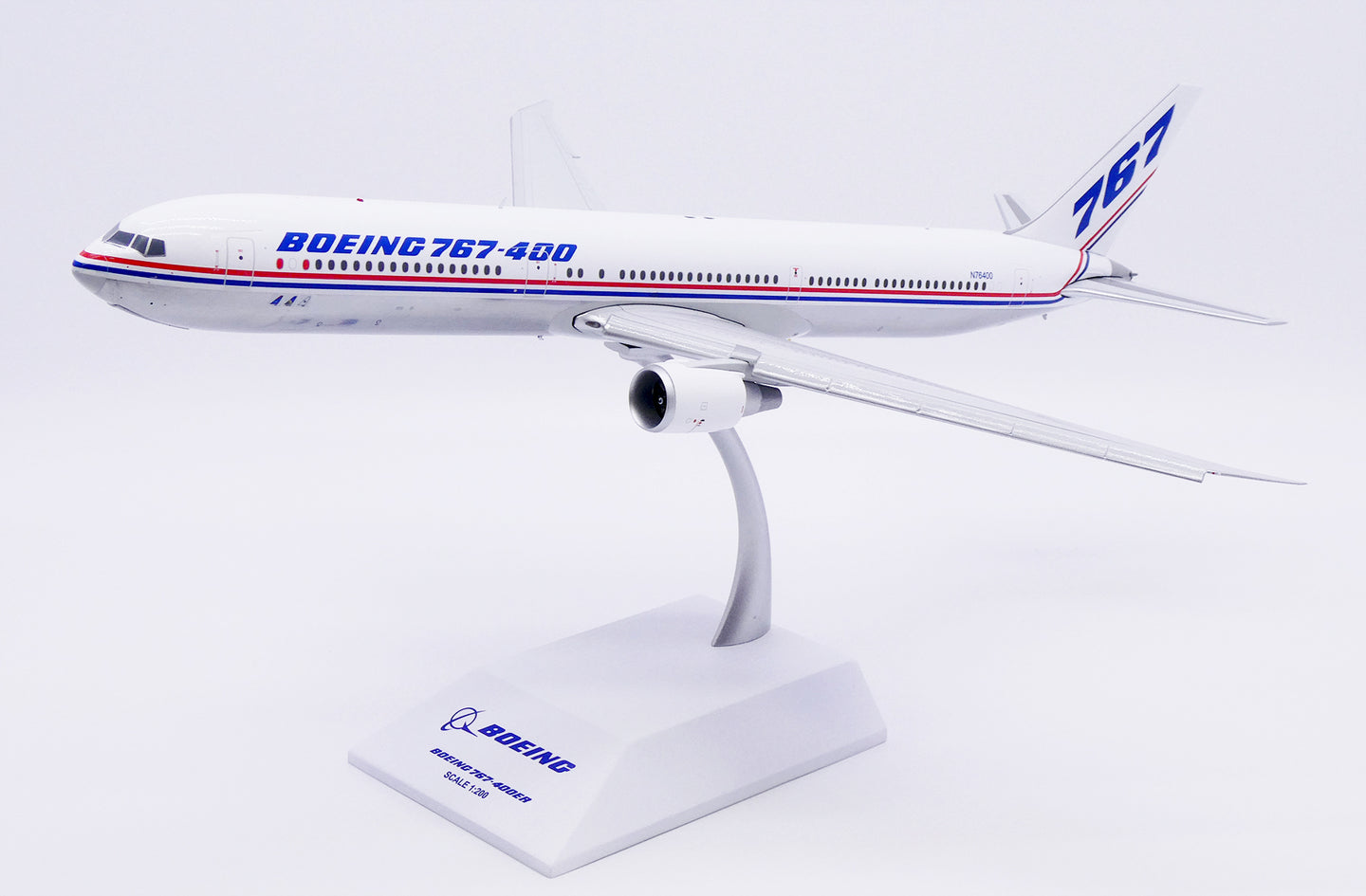 JC WINGS B767-400ER HOUSE COLOURS (POLISHED) (FLAPS DOWN) REG: N76400
