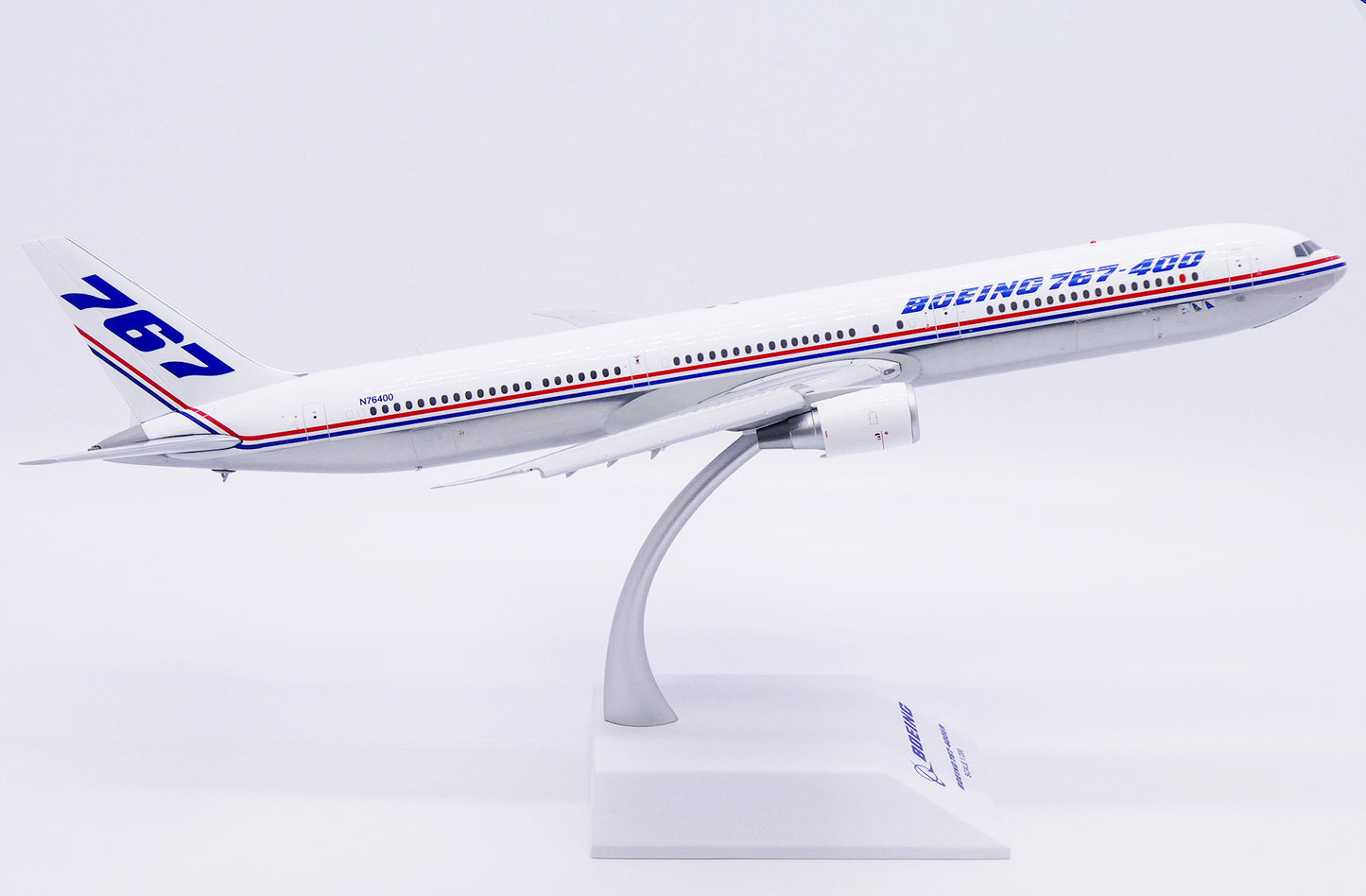 JC WINGS B767-400ER HOUSE COLOURS (POLISHED) (FLAPS DOWN) REG: N76400