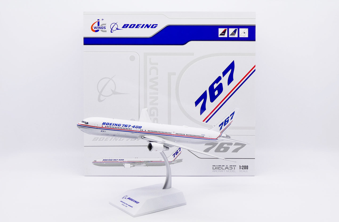 JC WINGS B767-400ER HOUSE COLOURS (POLISHED) REG: N76400