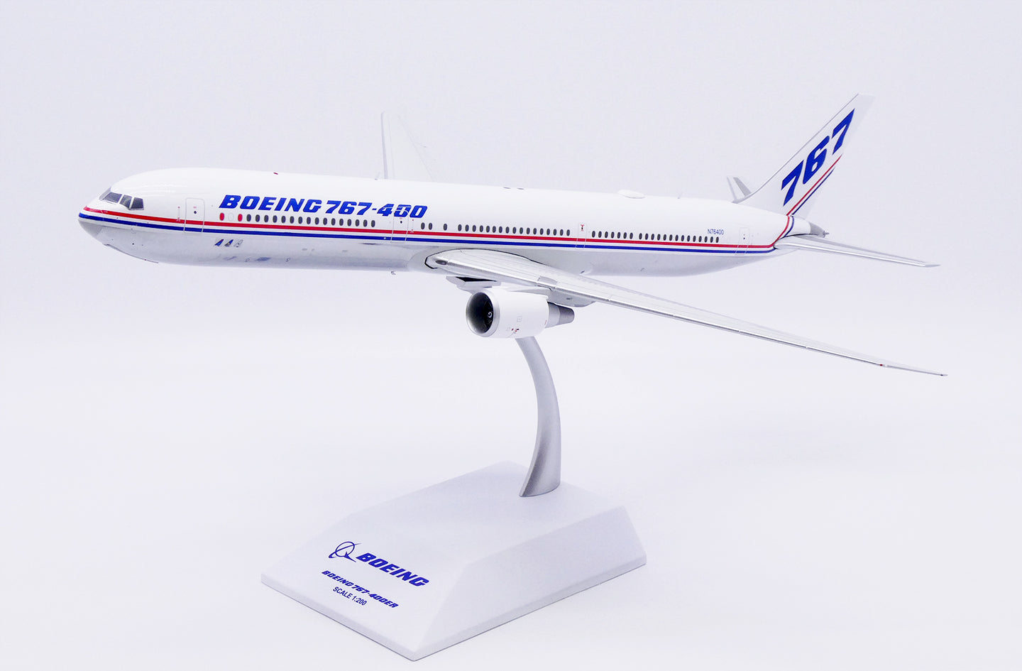 JC WINGS B767-400ER HOUSE COLOURS (POLISHED) REG: N76400