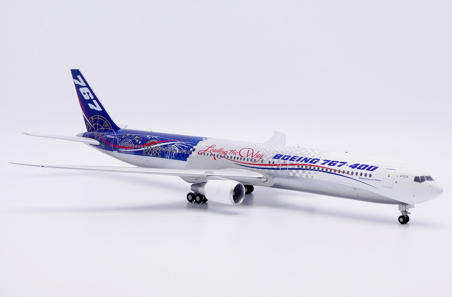 JC WINGS B767-400ER HOUSE COLOUR "LEADING THE WAY" (POLISHED) REG: N76400