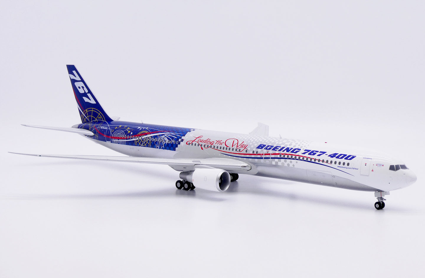JC WINGS B767-400ER HOUSE COLOUR "LEADING THE WAY" (POLISHED) REG: N76400