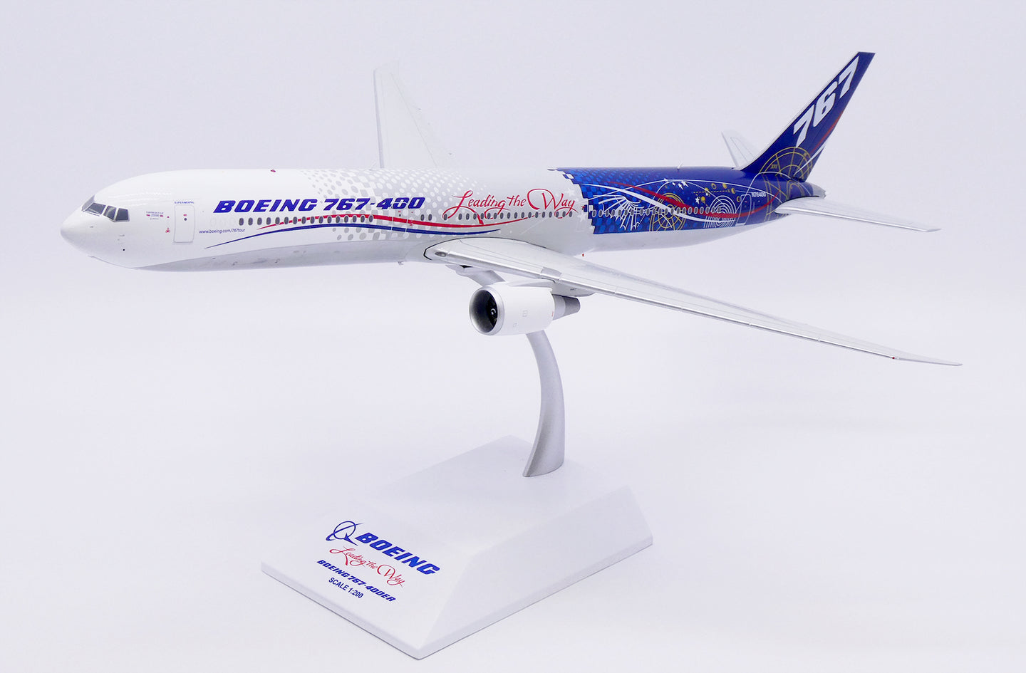 JC WINGS B767-400ER HOUSE COLOUR "LEADING THE WAY" (POLISHED) REG: N76400