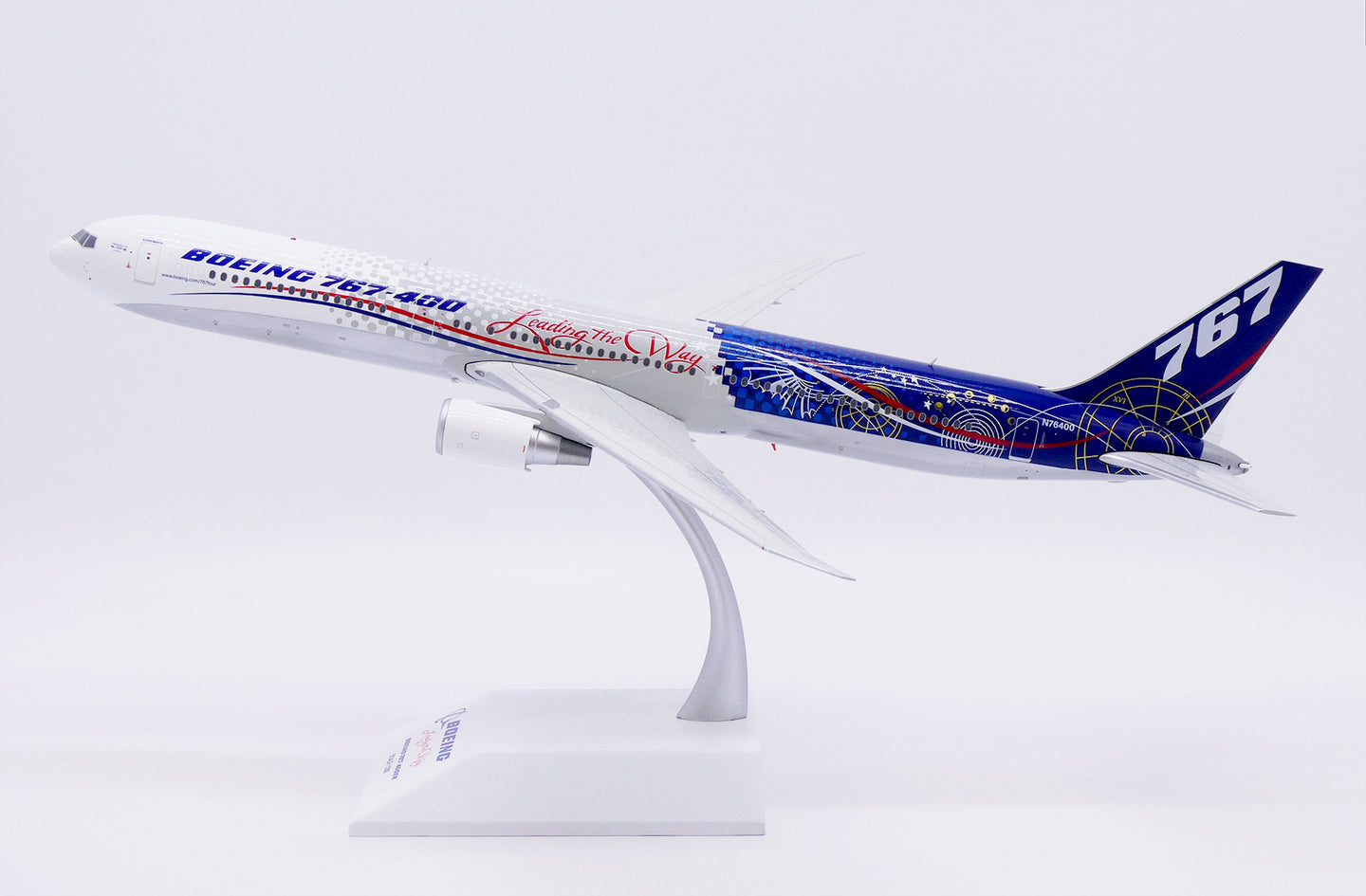 JC WINGS B767-400ER HOUSE COLOUR "LEADING THE WAY" (POLISHED) REG: N76400