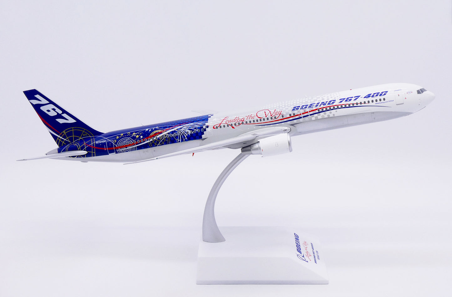 JC WINGS B767-400ER HOUSE COLOUR "LEADING THE WAY" (POLISHED) REG: N76400