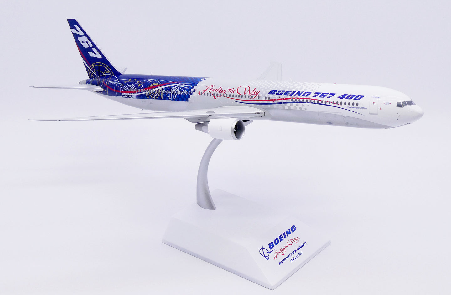 JC WINGS B767-400ER HOUSE COLOUR "LEADING THE WAY" (POLISHED) REG: N76400