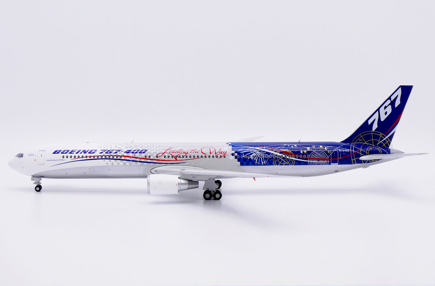 JC WINGS B767-400ER HOUSE COLOUR "LEADING THE WAY" (POLISHED) REG: N76400