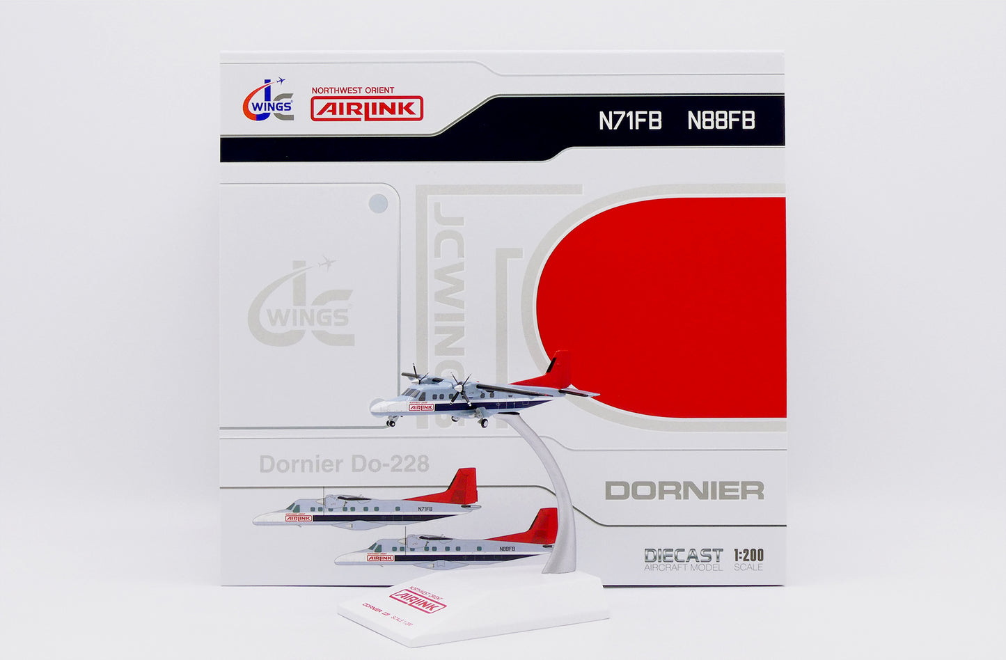 JC WINGS DO-228-200 NORTHWEST ORIENT AIRLINK REG: N71FB