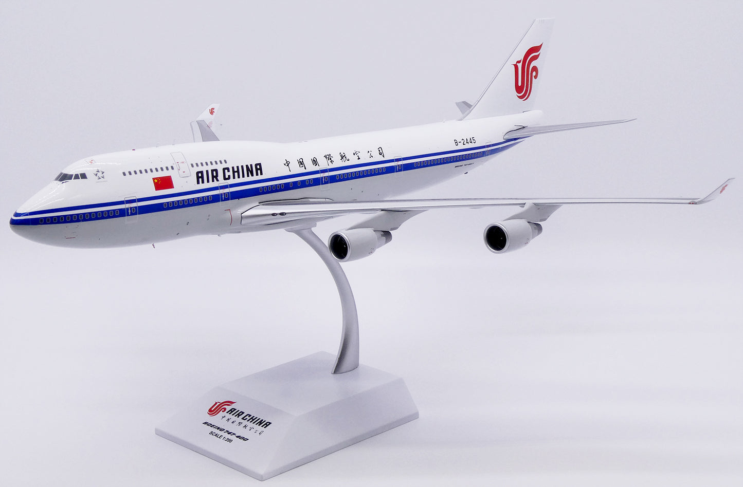 JC WINGS B747-400 AIR CHINA "LAST FLIGHT" REG: B-2445